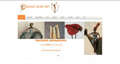 Desktop Screenshot of orangewireart.ca